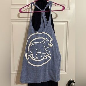 Victoria’s Secret PINK baby blue Chicago Cubs racerback tank